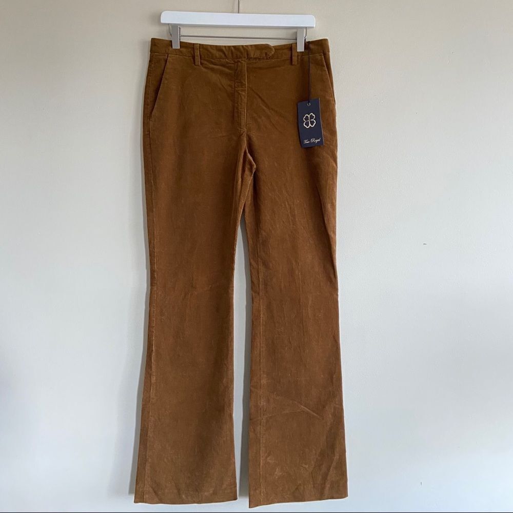TRUE ROYAL Corduroy Flare Pants Size IT 46 US 10